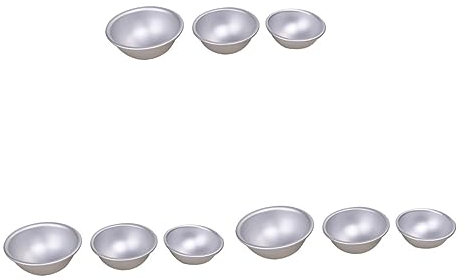 DECHOUS 18 Stk Body Lotion Cupcake Corer Kolben Metall Stirbt Riesenrad-fotorahmen Aus Holz Badebombenformen Aus Aluminiumlegierung Seifenform Schimmel Puddingform