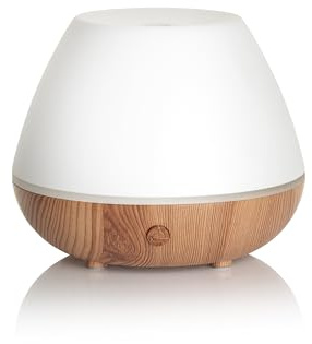 Puressentiel – Diffuseur humidificateur ultrasonique – Orso – Diffusion d’huiles essentielles – humidifie l’air ambiant – matériaux recyclés – autonomie Jusqu’à 5 Heures