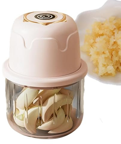 Picadora eléctrica de alimentos,Picadora eléctrica de ajo,Picadora de verduras - Licuadora vegetal recargable sin cuerda del picador del procesador de alimentos pequeño 350ml para los alimentos para b