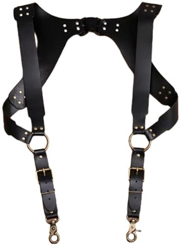 ZHOUYQXLX Cintura con cavezze per Catena per Il Corpo Punk per Imbracatura per Discoteca Pettorina per Petto Maschile Sexy Punk