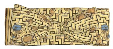 WZYCWB Treasure Maze Bow - Diadema elástica para niños de 0 a 6 meses, lazos para el pelo para recién nacidos, bebés y niños pequeños