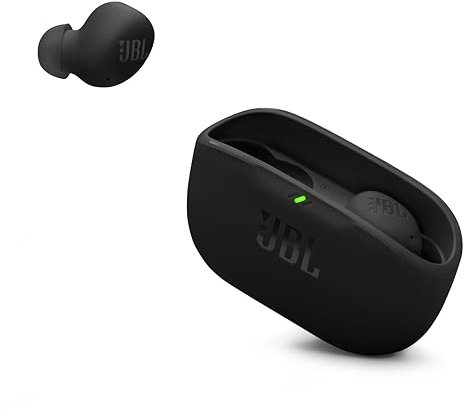 JBL Vibe Buds 2 - True Wireless Noise Cancelling Bluetooth Earbuds - Black - JBLVBUDS2BLK