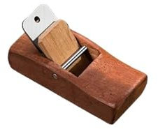 DUANGYMM Cepillo para Trabajar la Madera, Cepillo de Mano for Madera de Caoba, con Cuchillas de Borde Inferior for Herramientas de carpintería, Rojo, 108 mm