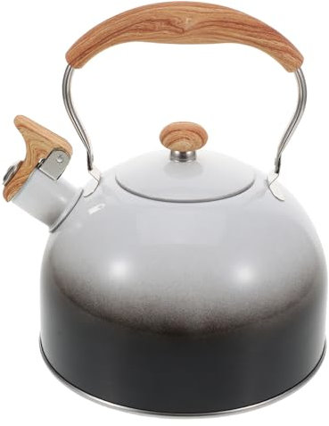 ABOOFAN Bouilloire Acier Et Fonctionnelle Pour Thé Et Café Bouilloire Sifflante Pour Plaques à Induction Et Design Moderne Pour Utilisation