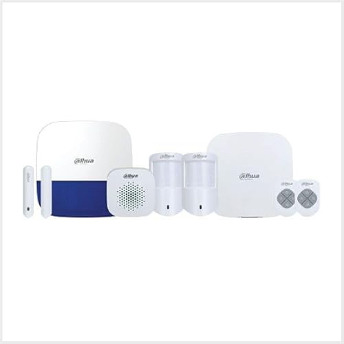 Dahua Wireless Alarm Kit V2 with Keyfobs – 150 Devices Support, Wi-Fi/GPRS, PIR Camera Ready, Smart Home Security System