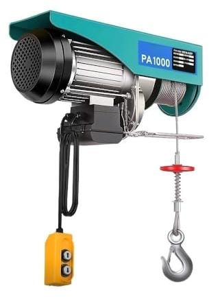 FHSLKXIM Palan Électrique Domestique 220 V, Petit Treuil De Grue, 100, 200 Kg, 20 M