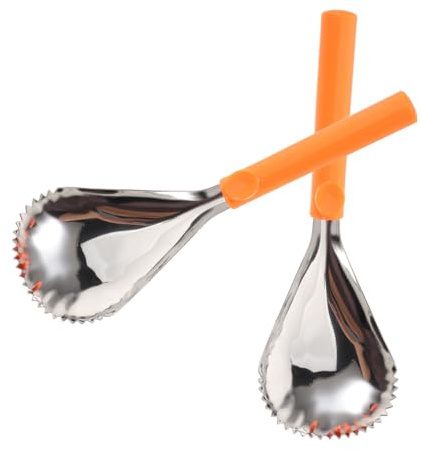 BATHVEVE 2 Pezzi Raschietto per intagliare la strumento per rimuovere il torsolo mela strumento raschietto per snocciolatore prugne Acciaio inossidabile