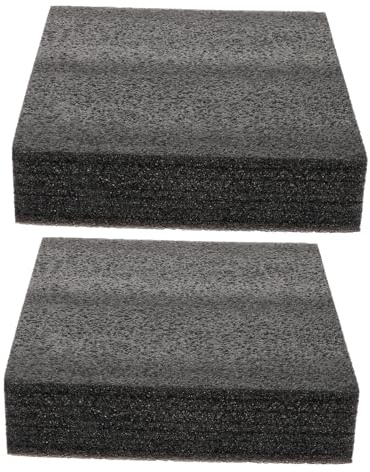 UTHCLO 2pcs Black Foam Wool Felting Pad Needle Felting Crafts Support Mat for Thin and Non-Woven Fabrics Cushion for Craft Projects
