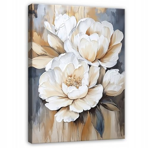 WallArena Leinwand Bilder 40x60 cm | Blumen, Leinwandbilder, Bild auf leinwand, Format: 40x60 cm (BxH) - einteilig auf Canvas Leinwand. Das Leinwand