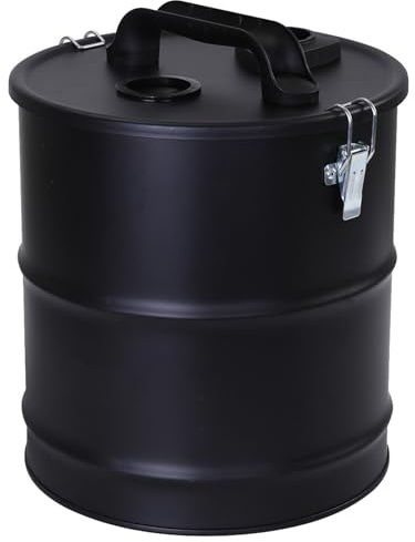 Aspirateur à cendres pour poêles à granulés 4 gallons avec buses de tuyau, aspirateur spacieux pour cheminées, gril granulés, poêle bois, foyers