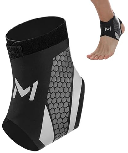 FooYee Chevillère réglable pour hommes et femmes, protection de la cheville, bandage anti-entorse, basketball, football, course, sport, 1 pièce, taille unique