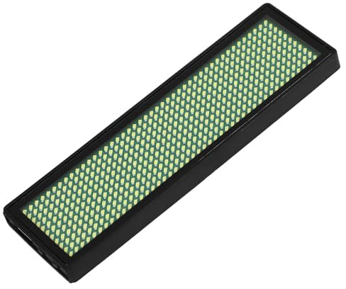 LIFKOME LED Namensschild mit Digitalem LED Display Wiederaufladbares Scrollendes Anzeigeschild für Bars und Ktv Programmierbares Abzeichen mit Hellem Weißem Bildschirm