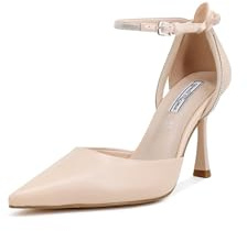 QUEEN HELENA Décolleté con Strass Scarpe con Tacco Alto Donna K3623 (Nude, Sistema Taglie Calzature EU, Adulto, Donna, Numero, Media, 36)
