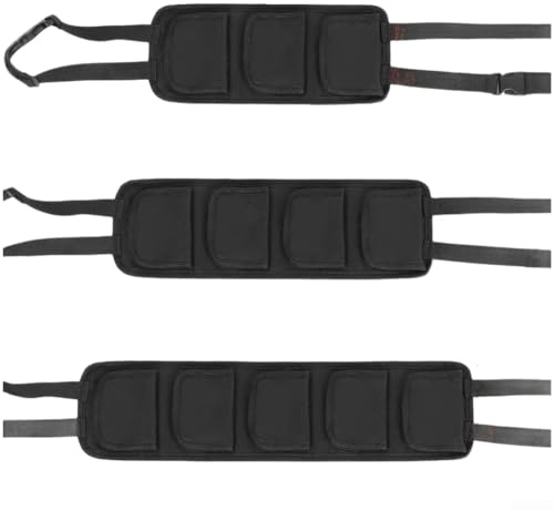 Spelonify Ajustable y telescópico para pesca de coche, soporte, vehículo retráctil, estante seguro para almacenamiento múltiple, organizador en maletero automático, poste interior, con forro (B)