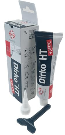 DIRKO HT 006.553 ELRING Dichtmasse 70ml schwarz bis 315° Grad Silikon Motor Ölwanne Getriebe