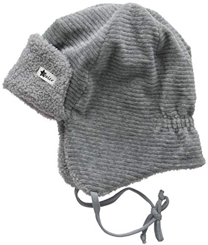 Sterntaler Baby-Jungen Fliegermütze Mütze, Grau (Anthrazit Mel. 592), 49