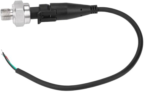 Ausla Pressure Transducer Sensor, Stainless Steel, 0-150PSI, G1/4 Input, 5V Input Voltage, Water Air Gas Fuel Oil Industrial Applications