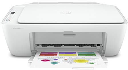 HP Imprimante tout-en-un DeskJet 2720 avec impression sans fil, encre instantanée avec essai de 2 mois, blanc