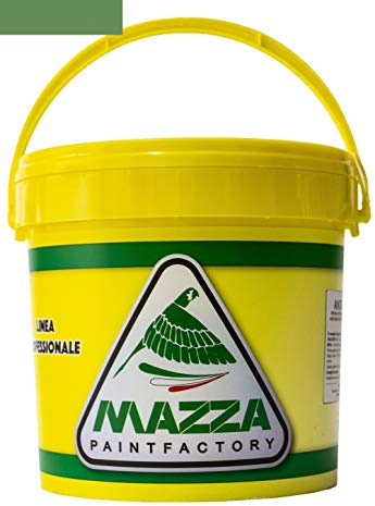 Guaina Liquida Impermeabilizzante Monocomponente Colorata Pedonabile All’Acqua Colorificio Mazza lt 5 lt 14 (5 Litri, Verde)