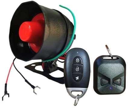 Wireless Siren Finding Car Vibration Sensor Immobilize Security One-way Alarm System With Remote Control Easy Installation and Wide Compatibility