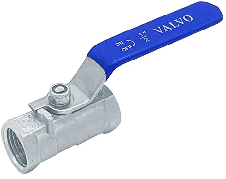 Kugelhahn, Innengewinde, 1/2 Mini kugelhahn aus Edelstahl 304 mit Hebelgriff, Manuell Absperrventil, Kugelventil