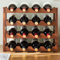 Tinyuet Porte-Bouteille en Bambou Naturel 4 Étages - Casier à Vin 16 Trous pour Cave/Cuisine, Range Bouteilles Écologique pour Cave/Cuisine - Étagère à Vin Stable et Design - 43x23x38cm