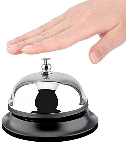 Roysmart Tischglocke Rezeptionsklingel, Küche, Hotel, Zähler, Weihnachten, Handwerk, Restaurant, Bar, Anrufglocke, Service, Ring, Hause