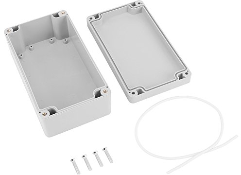 Abzweigdose, Wasserdichter IP65-ABS-Anschlusskasten Elektronik Box Kunststoff Verteilerdose Aufputz Anschlussdose Elektrozubehör Gehäuse für DIY Stromabzweigdose(158 * 90 * 60mm)