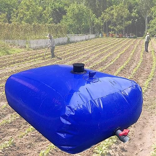 ROGHA Dicker und langlebiger Wasserblasen/Wasserspeicherbehälter, Tragbarer Faltbarer Wasserspeichertank im Freien, Autocamping-Wassersack, Notwasserspeicher,500L