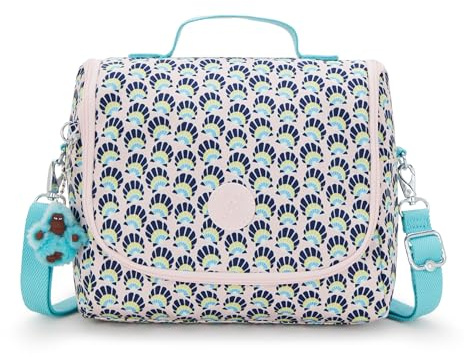 Kipling New KICHIROU Grande boîte à Lunch, Pochettes, étuis, Geo Shell (Bleu)