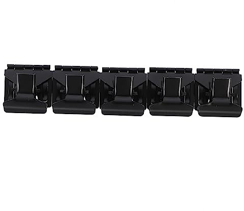 HAPINARY 5stücke Metall Preisschildhalter Für Supermärkte Verstellbare Preisetiketten-clips Für Regale Leicht Und Stabil Für Einzelhandel Und Werbung Rostfreier Schwarz