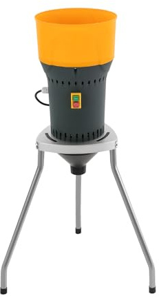 Macinino per cereali, mulino elettrico con supporto, 25 l, imbuto da 1,72 galloni, struttura stabile, dissipazione del calore rapida