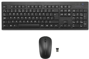 Kensington KM150 EQ Wireless Keyboard and Mouse Combo Set, K75562UK