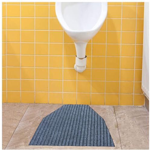 Tapis d'urinoir antidérapant (2 pièces), Tapis d'urinoir Commercial, Tapis d'urinoir Absorbant l'eau, Tapis de Sol d'urinoir de Salle de Bain, Tapis de Sol d'urinoir réutilisable/Lavable, po