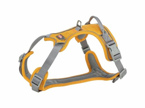 TRIXIE Premium Geschirr Active M-L, 60-75cm/25mm, Curry