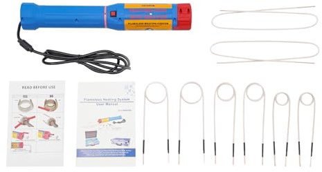 VonVVer Handheld Induction Heater Kit 1100W 800℃ with 8 Coils Magnetic Bolt Heater Magnetic Induction Heater Fameless Rusty Screw Bolts for Screws Removal