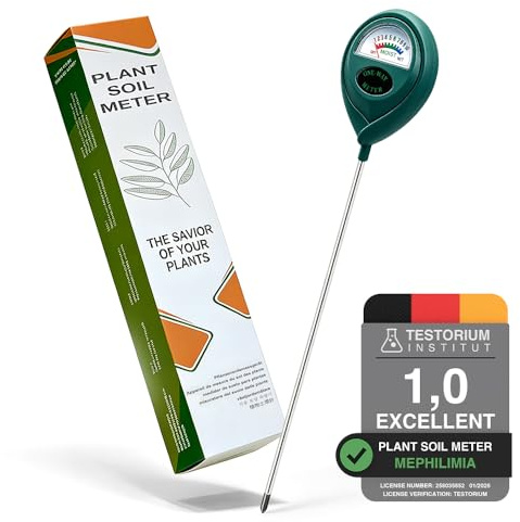 Misuratore di umidità del suolo verde, misuratore di umidità per piante, misuratore di umidità del suolo per piante, monitor dell'umidità delle piante, senza bisogno di batterie (verde, 40 cm)
