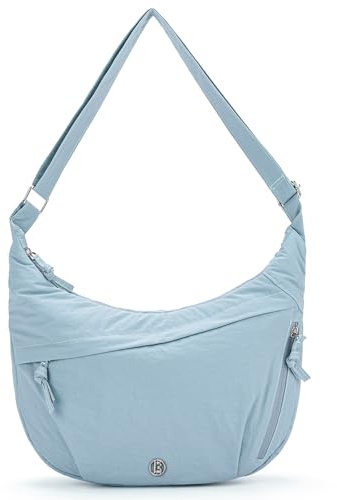 VIMUTI Borsa a tracolla a mezzaluna da donna | Borsa a tracolla in nylon idrorepellente da donna | Moon Bag con tracolla regolabile | Borsa a spalla per lavoro, viaggi, tutti i giorni e festival, Blu