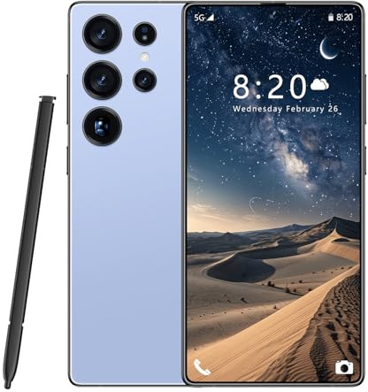 S25 Ultra 5G Smartphone, 16GB RAM 1TB Storage, 7.3 HD 1440x3040 | 108MP 72MP Dual Camera | Snapdragon 8 Gen 3 (10-Core), 8000mAh Battery, Android 14 Unlocked (Global Version),Blue-1TB