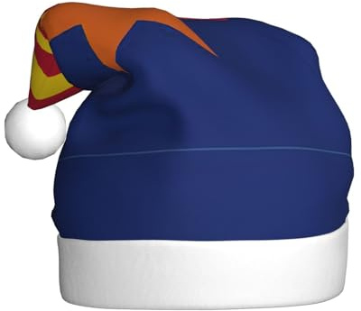 VCzsdff Arizona-Flaggen-Druck, Unisex, Erwachsene, jährliche Zeremonie, 1 Stück, Weihnachts-Stirnbänder, Dekoration, Weihnachtsbaum, Schneemann, Nikolausmütze
