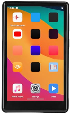KIMISS Lettore MP4 Bluetooth con Touchscreen da 4 Pollici, Lettore Musicale HiFi Portatile per Streaming Ed E-book, Supporta WiFi e 8.1