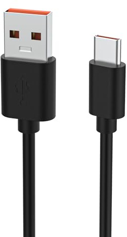 Cable de carga USB tipo C compatible con JBL Flip 5, JBL Charge 4, JBL Pulse 4, JBL Link, GO 3, Extreme 3, Tuner 2, JRPOP, Endurance Peak 2, JBLCHARGE4BLKAM auriculares inalámbricos Bluetooth