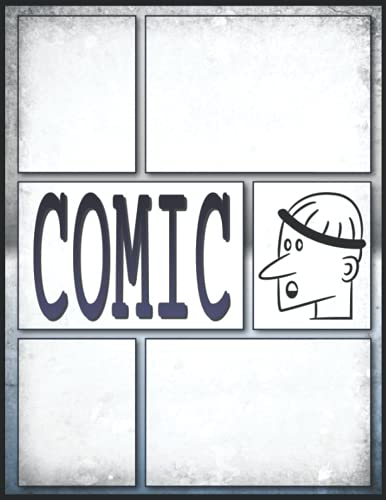 Comic Cartoons Zeichnen Lernen: Eine leere Anime-Buchvorlage zum Erstellen Ihrer eigenen Comic-Geschichten - Großes A4-Skizzenbuch mit glänzendem Finishing-Cover. Ein tolles Geschenk für Comic-Fans