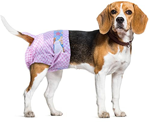 Flying Paws Verstellbare Einwegwindeln für Hunde und Katzen (10, S(26-46cm))