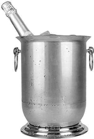 Seau a Glace Vintage pour Bouteille 304 en Acier Inoxydable Champagne Japonais Seau de Glace de bière de bière de bière 5l Champagne Seau Champagne Pot
