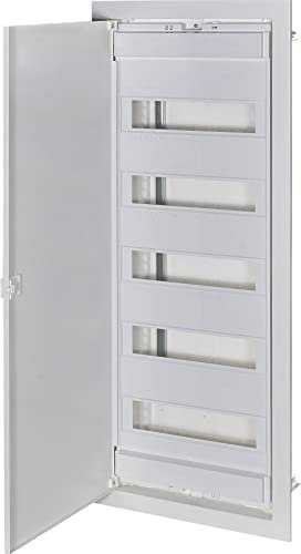 ETI Boîte à fusibles encastrée avec porte en métal (5 rangées - 60 + 10 TE)