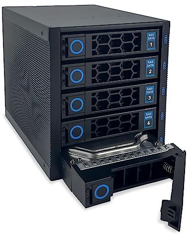 FANTEC 2554 WR-C3151-6G SAS/SATA 6G backplane housing for 5× 3.5/2.5 HDD/SSD on a Tray in a 3X 5.25 Module