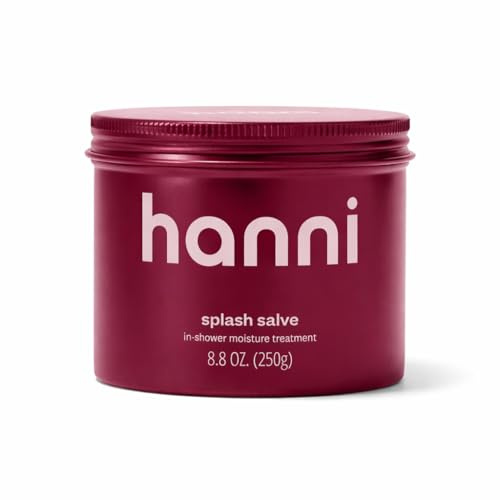 HANNI Splash Salve Masque corporel hydratant sous la douche avec noix de coco, jojoba, beurre de karité et glycérine, revitalisant profond pour tous les types de peau 250 ml