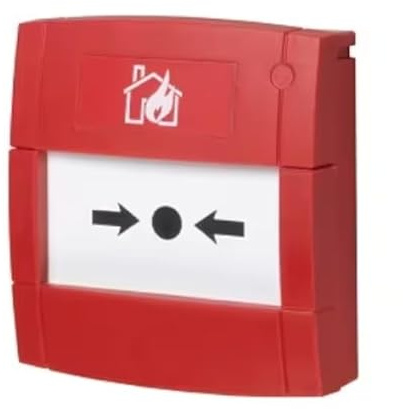 Pulsante manuale d'allarme Notifier a rottura vetro rosso - M3A-R000SG-STCK-01