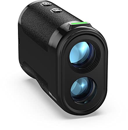 AUBEST Mirino Ricarica USB Telemetro da Golf Ricaricabile 1000M 1200m con misuratore di Distanza Slope No/off(Noir,1000m)